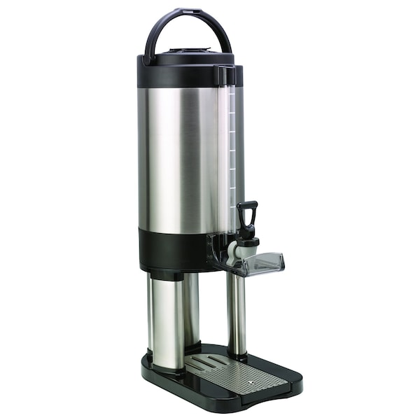 Slim Thermal Container, Stainless Vacuum Insulated, 1.5 Gallon, Brushed